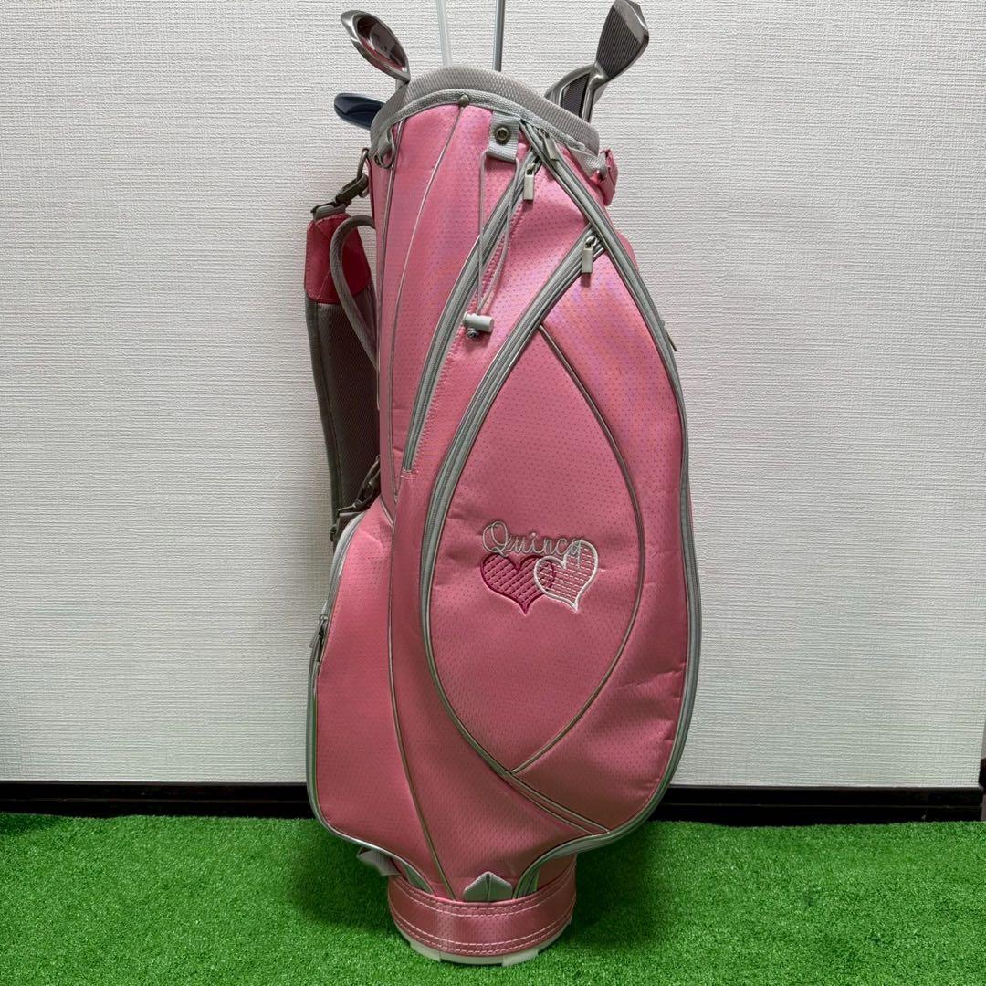 レディース ゴルフクラブセット人気シリーズ フレックスLピンクキャディバッグ付き