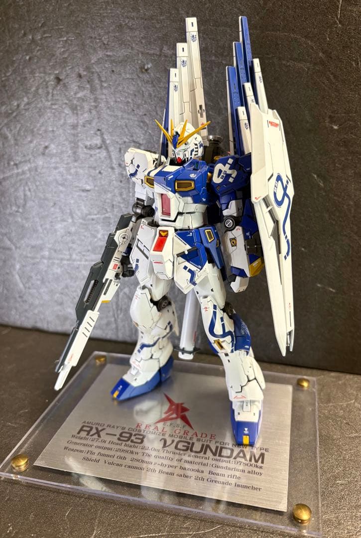 RG RX-93νガンダム 九龍版全塗装済完成品 クーロン九龍ガンダム
