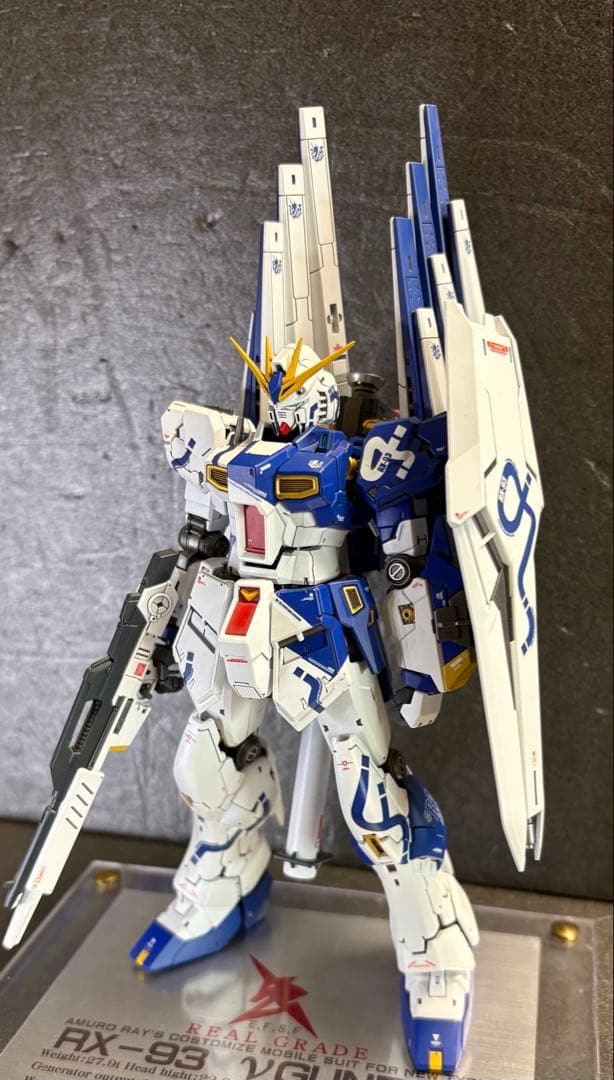 RG RX-93νガンダム 九龍版全塗装済完成品 クーロン九龍ガンダム