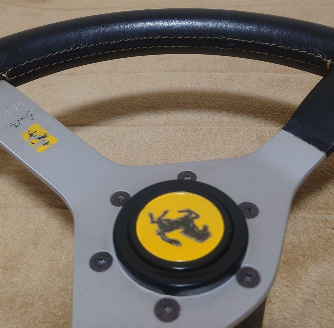 G*T様 【傷あり】モモ キャバリーノ レザーステアリング