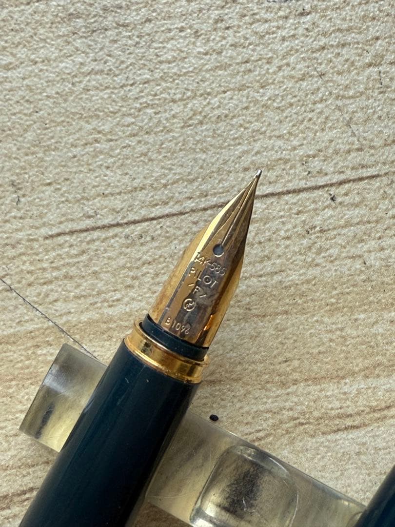 パイロット万年筆　デラックス　14K グリーンPILOT 激レア！