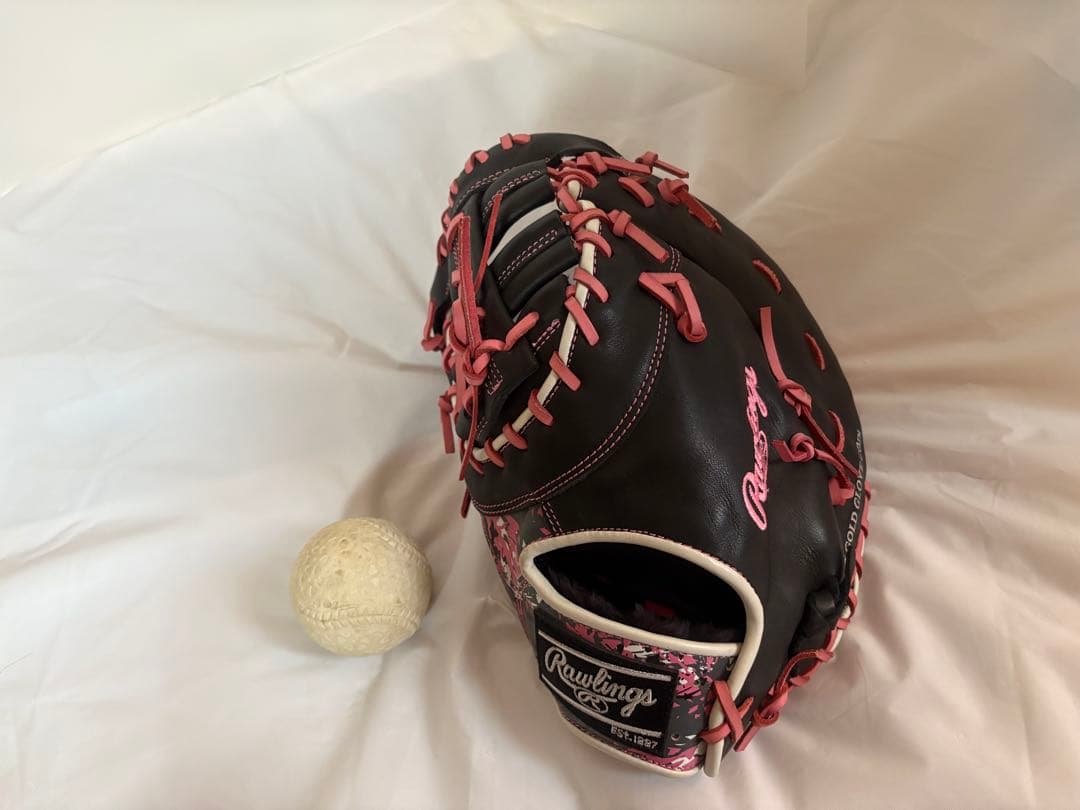 美品　左投げ用　ローリングス　ファーストミット　軟式野球