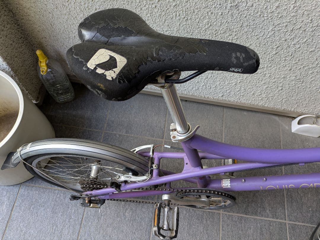 【引取向】ルイガノ LOUIS GARNEAU　ミニベロ　パープル