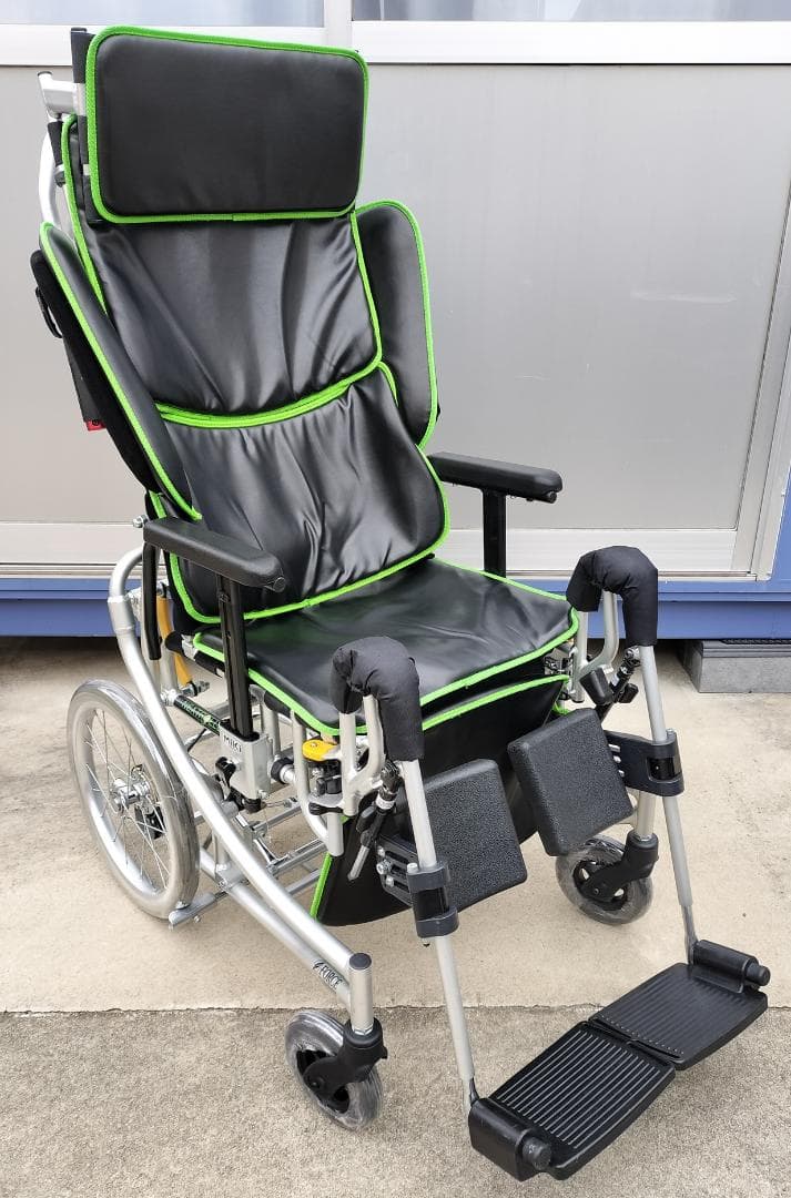 ＭＩＫＩ　リクライニング式車椅子　ネクストローラーＳＰⅡ　中古美品　部品欠品無し
