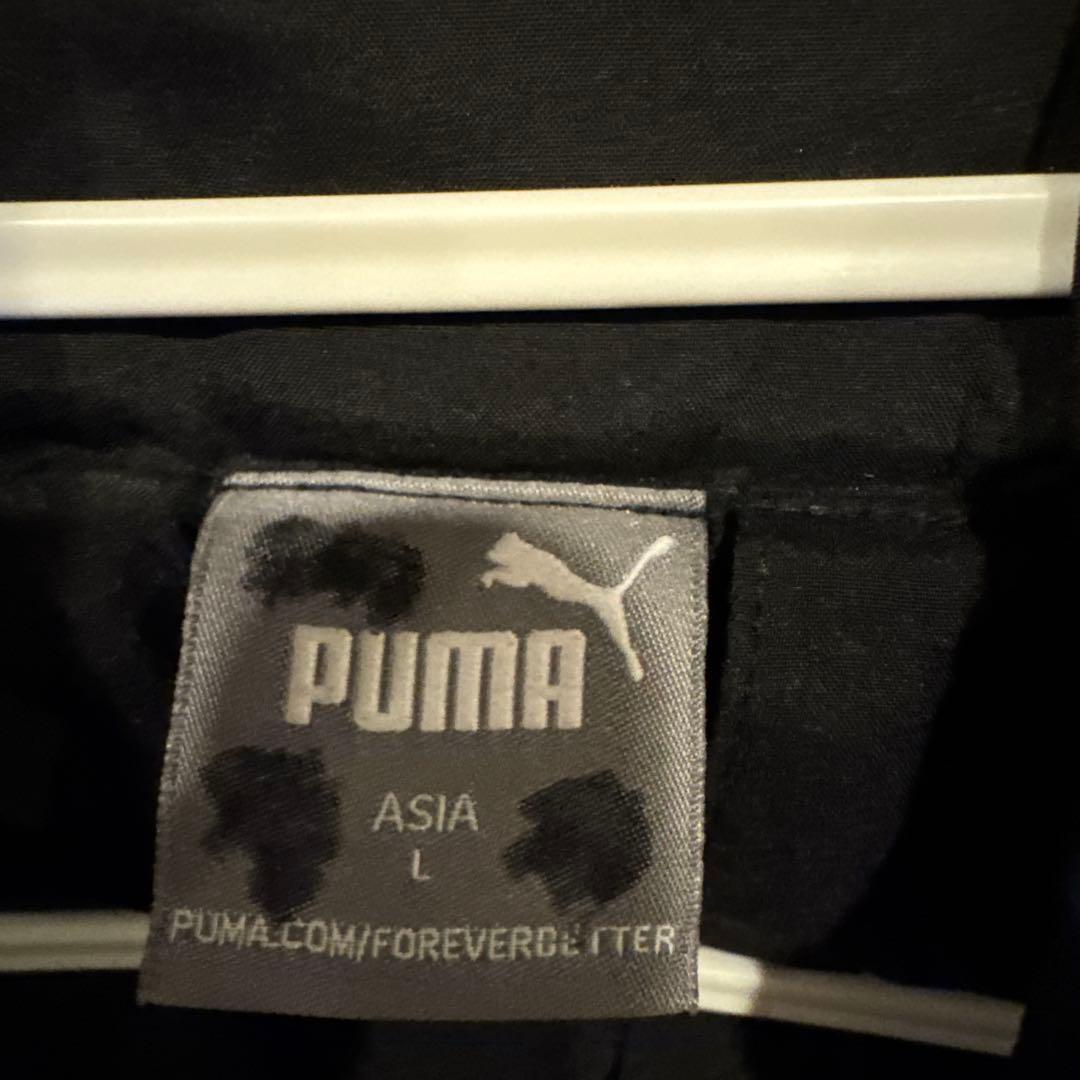 Puma フード付きダウンジャケット ネイビー