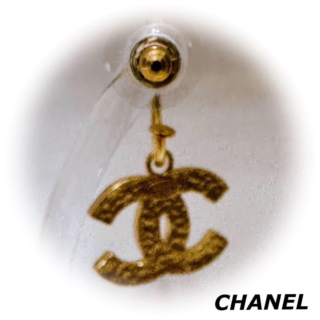 正規品 シャネル CHANEL ピアス ヴィンテージ ココマーク 片耳