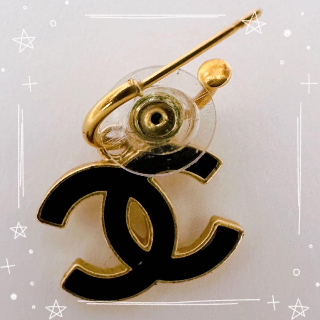 正規品 シャネル CHANEL ピアス ヴィンテージ ココマーク 片耳