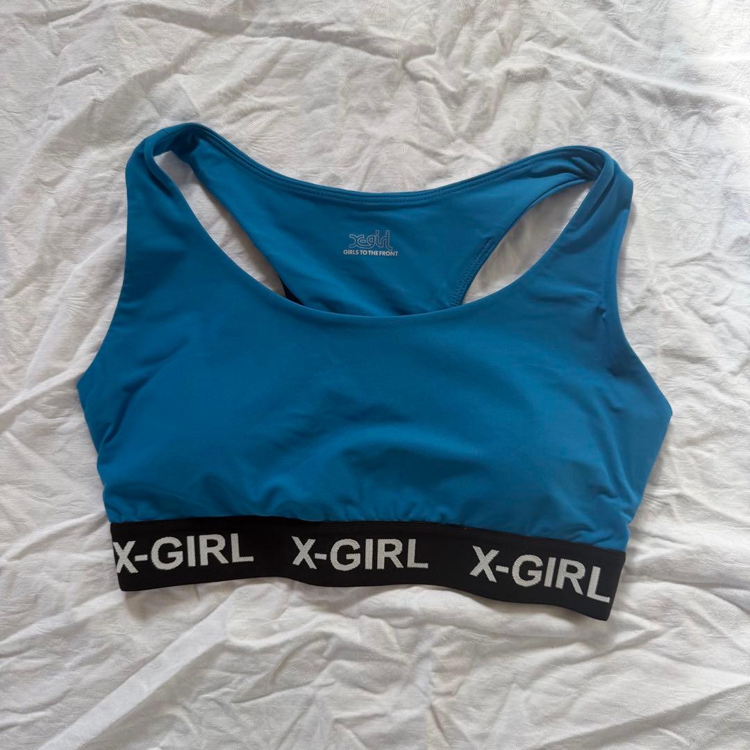 X-GIRL スポーツウェア上下セット/青