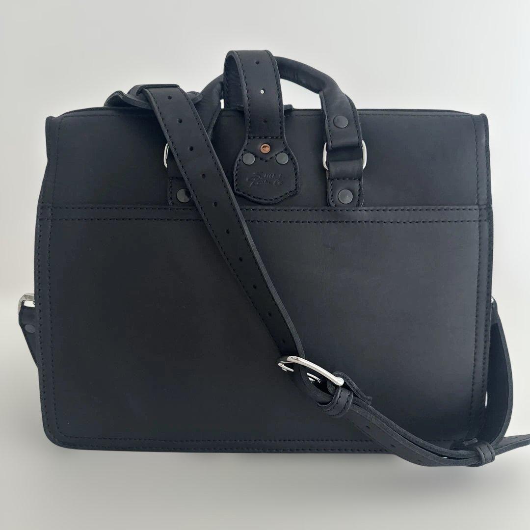 Saddleback Flight Bag レザーブリーフケース ブラック