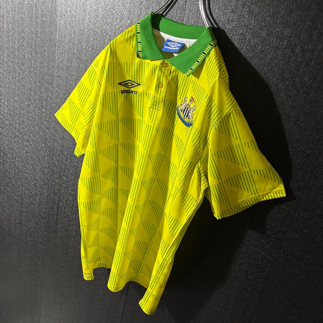 【★ニューカッスル】 umbro 古着 サッカー ユニフォーム 90年 XL