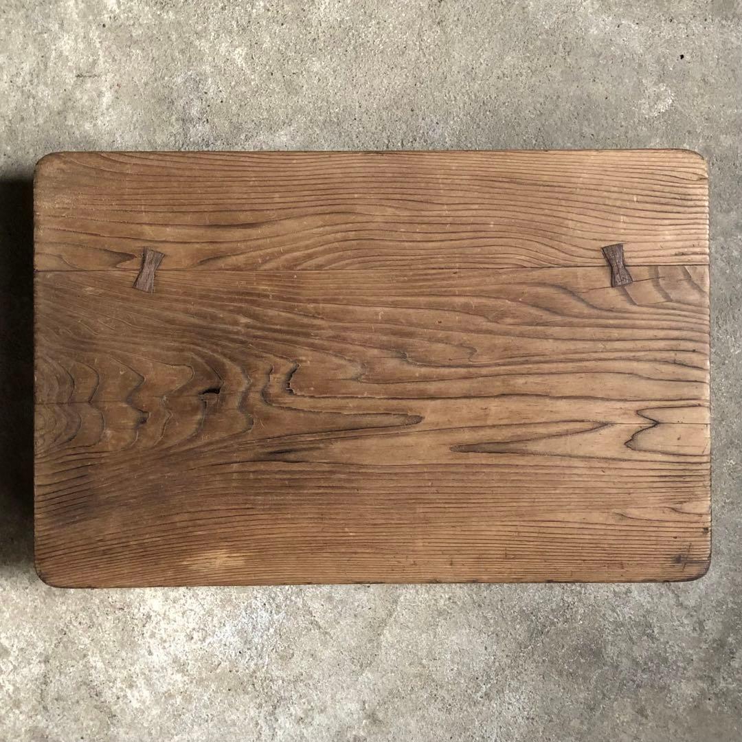 木製ローテーブル 座卓 ちゃぶ台 展示台 木製机 古家具