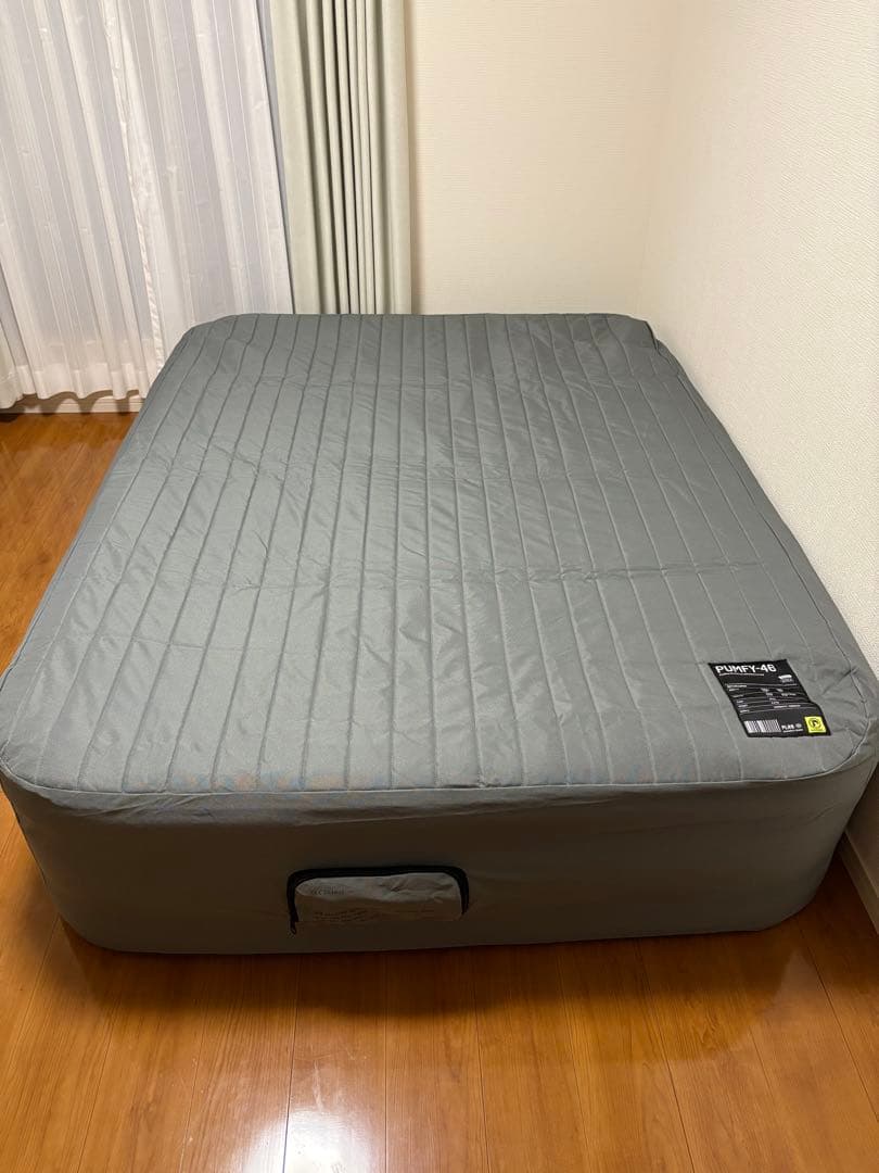 アウトドア寝具 POLARIS 2P CAMPING PUMFY AIR BED+GS SET