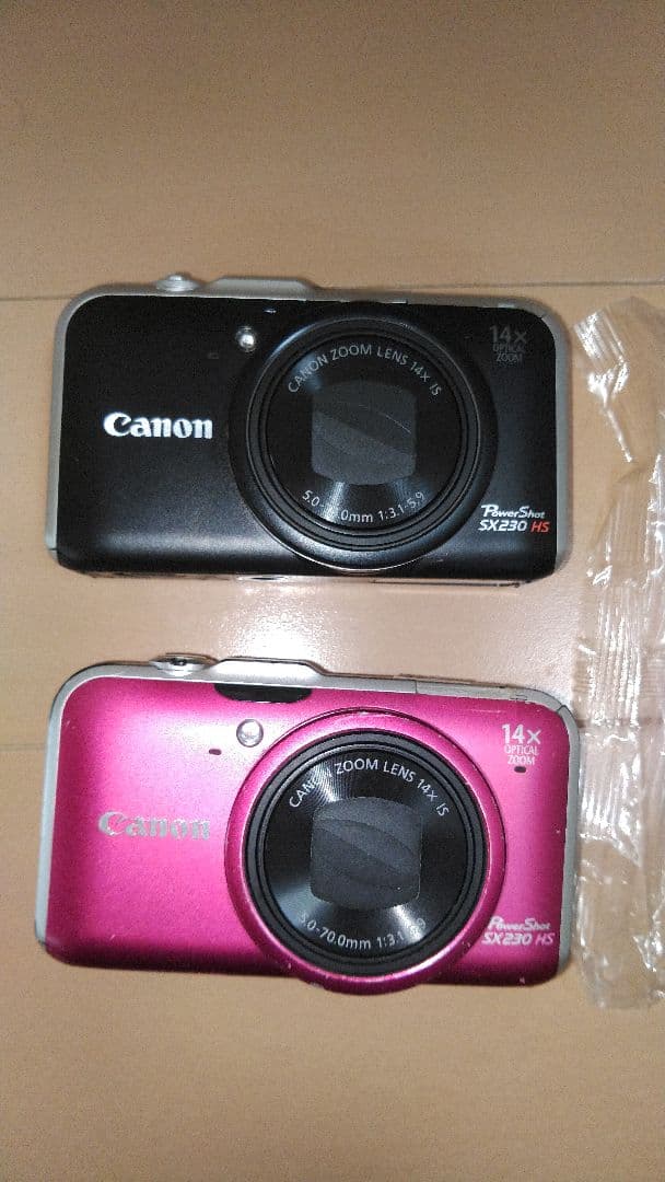 亘*様 キヤノン Powershot SX230HS 2台 動作するが難ありジャ