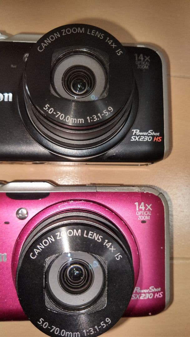 亘*様 キヤノン Powershot SX230HS 2台 動作するが難ありジャ