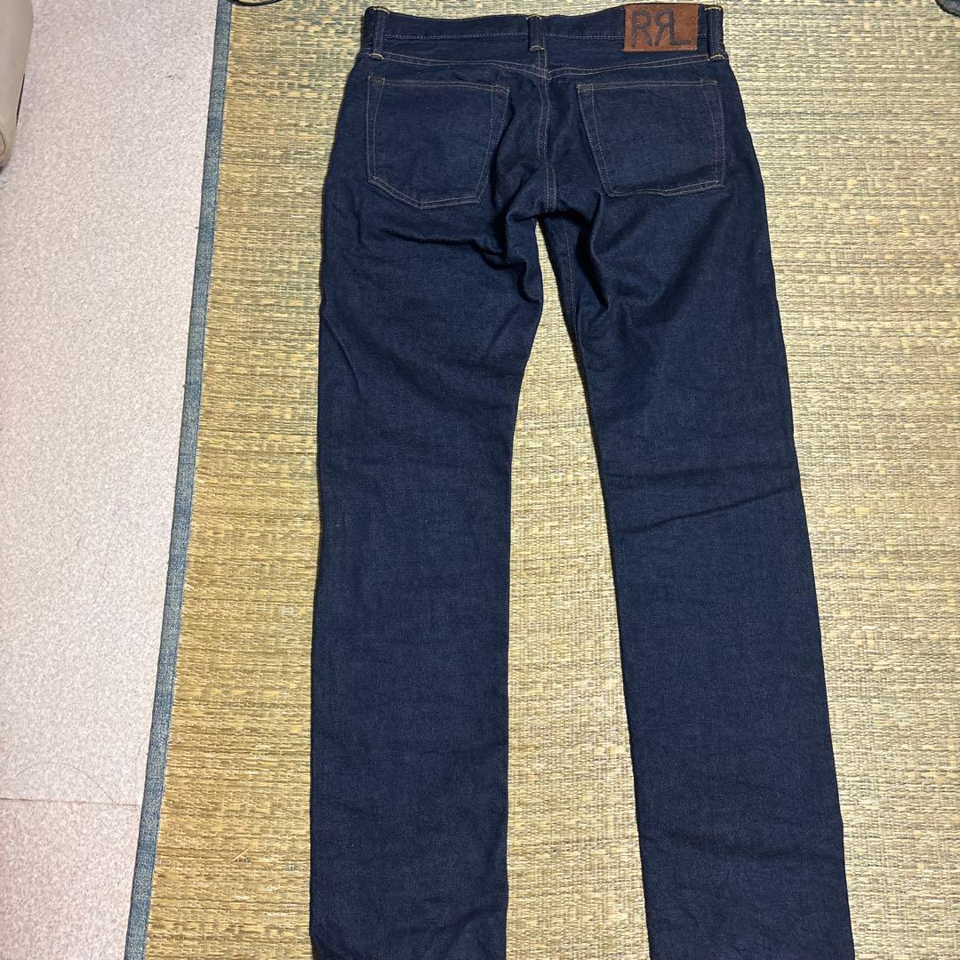 RRL ダークブルー ストレートデニム