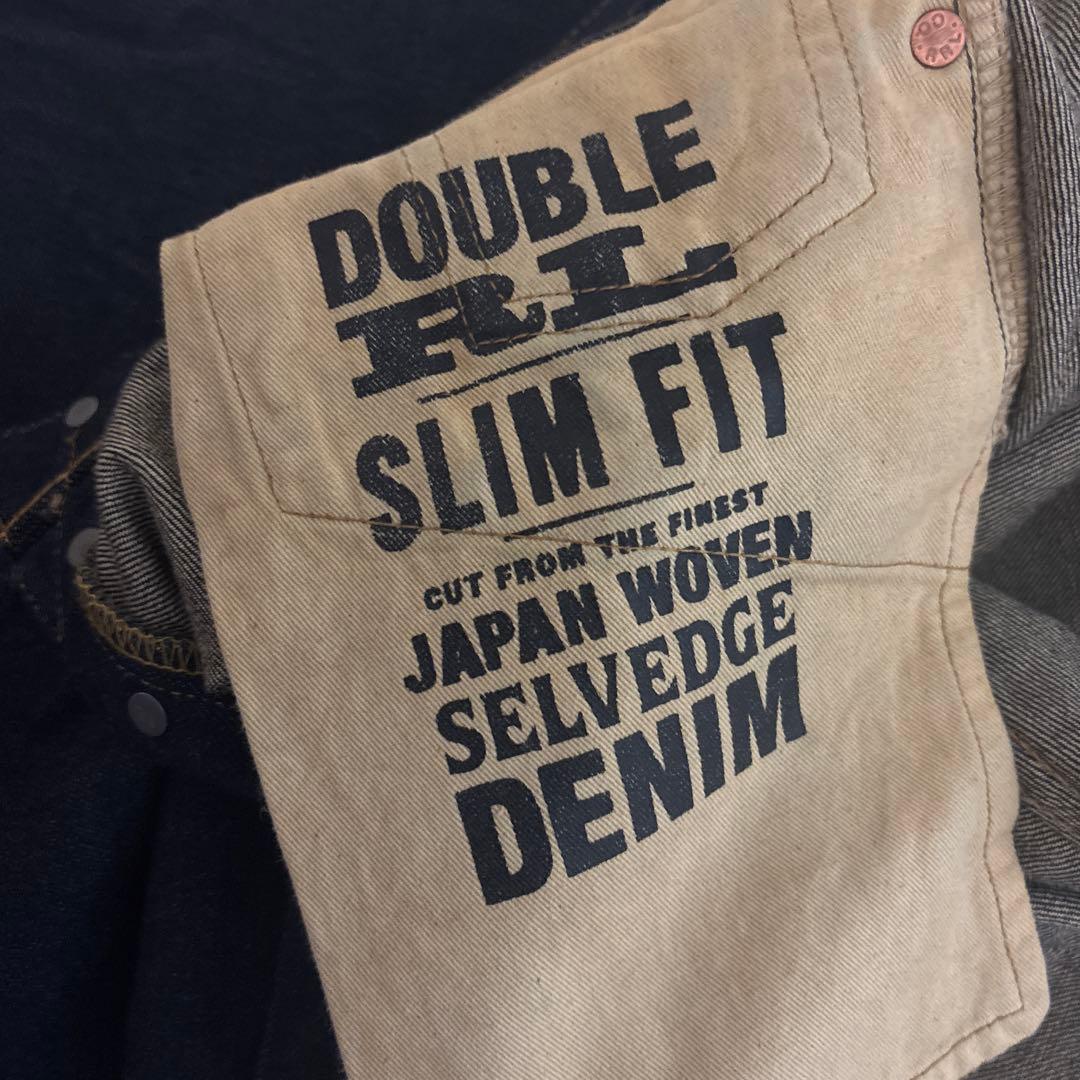 RRL ダークブルー ストレートデニム