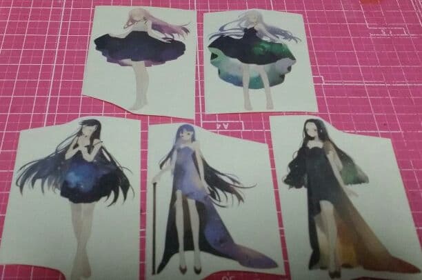 人物マステ巻き売り