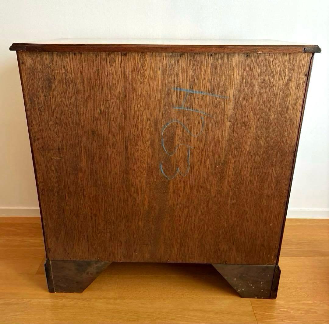 英国アンティーク　ウォールナット チェスト ドロワーズ 4段　イギリス