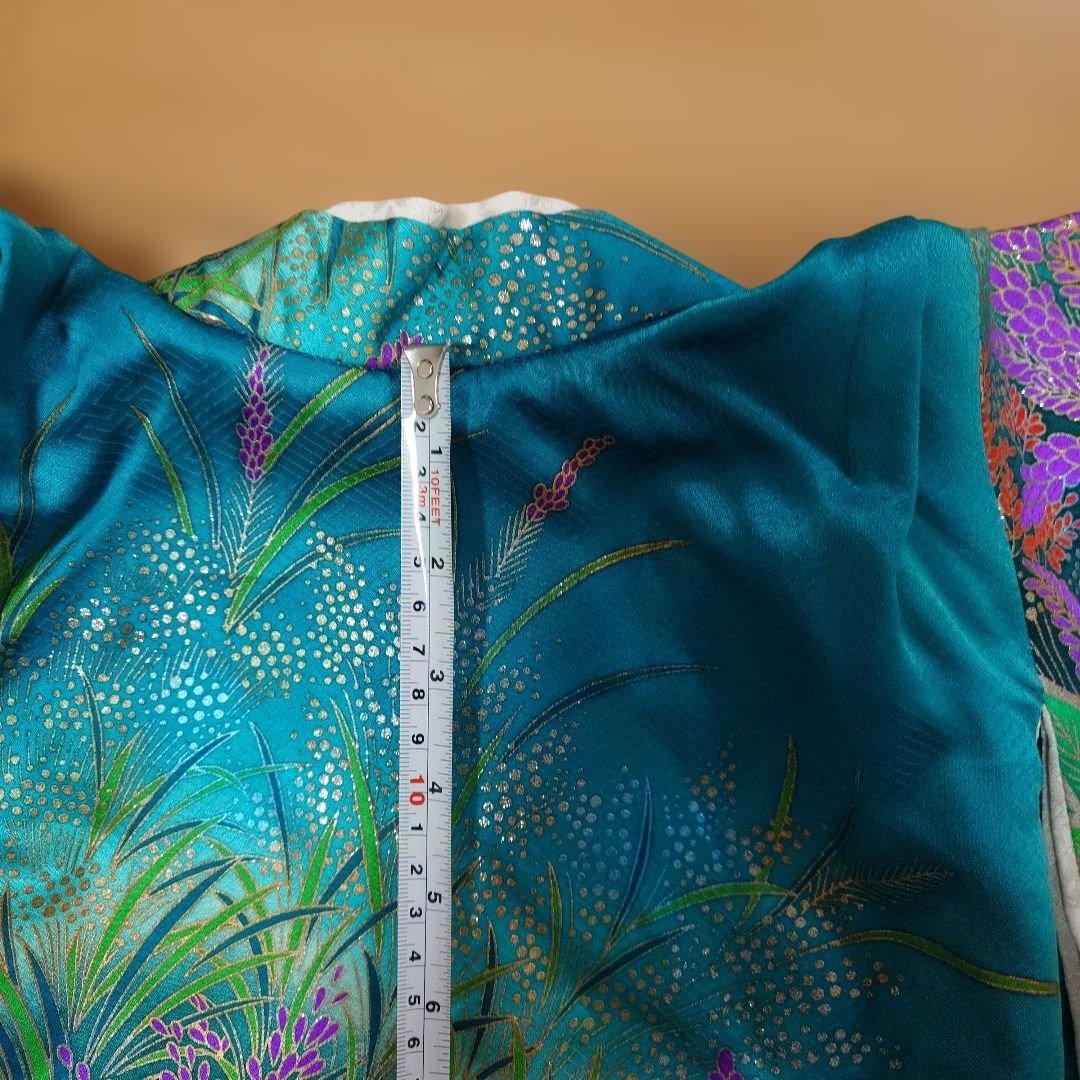 犬用 大振袖 花柄 和服