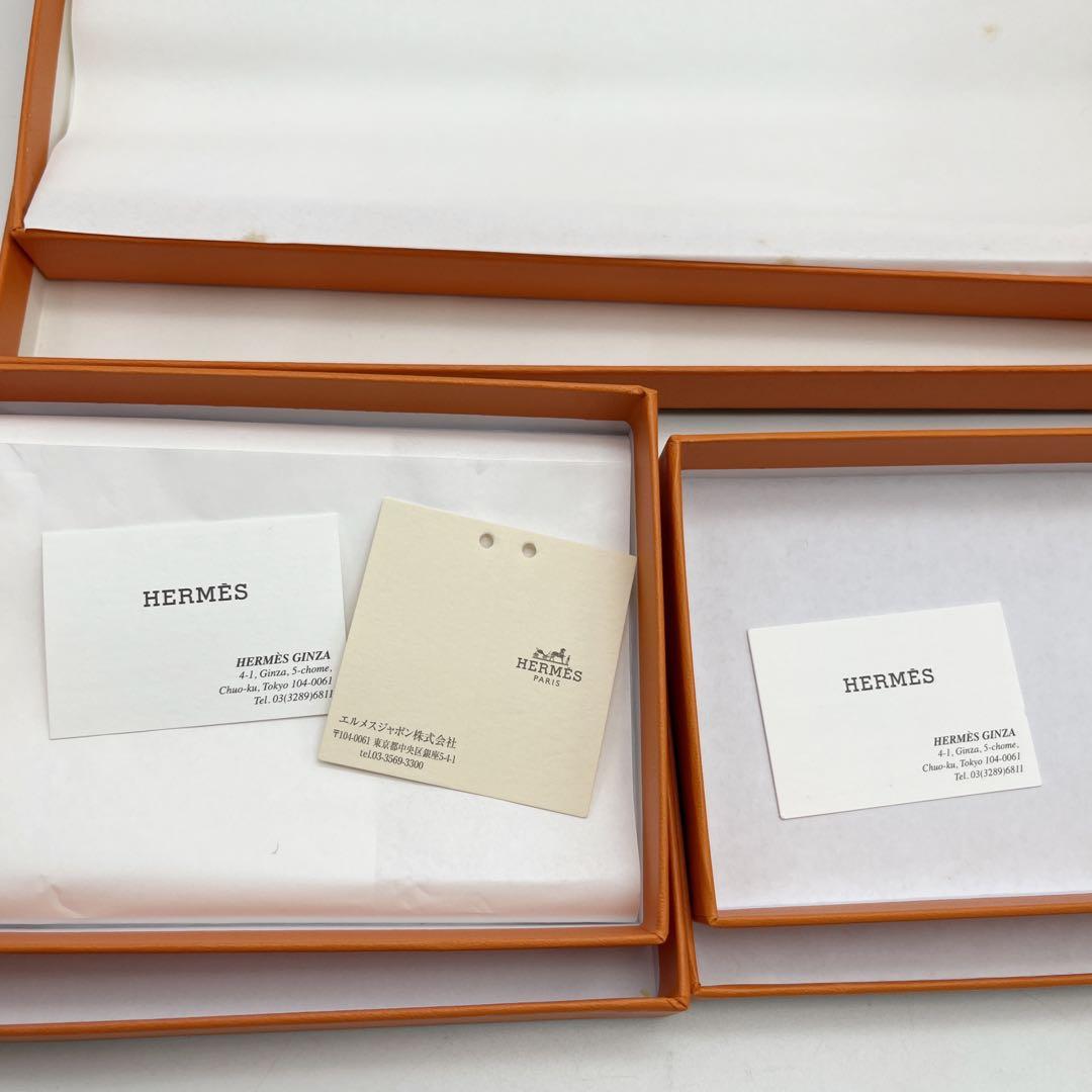 HERMES エルメス　空箱　10点　おまとめ　オレンジ　シューズや小物サイズ