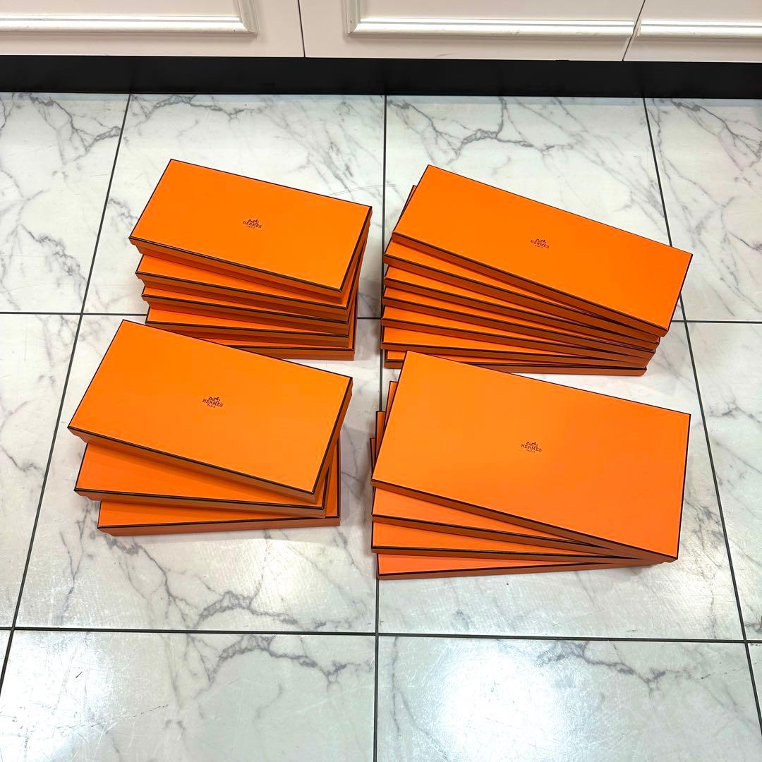 HERMES 　エルメス　オレンジ　空箱　化粧箱　43個セット