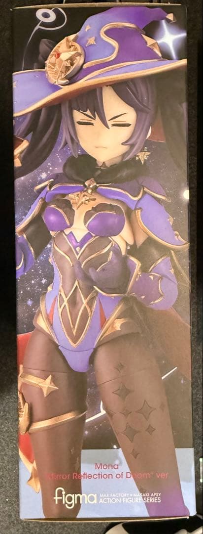 原神 モナ フィギュア figma 548 『表情替えパーツ-目閉じ笑顔』付き