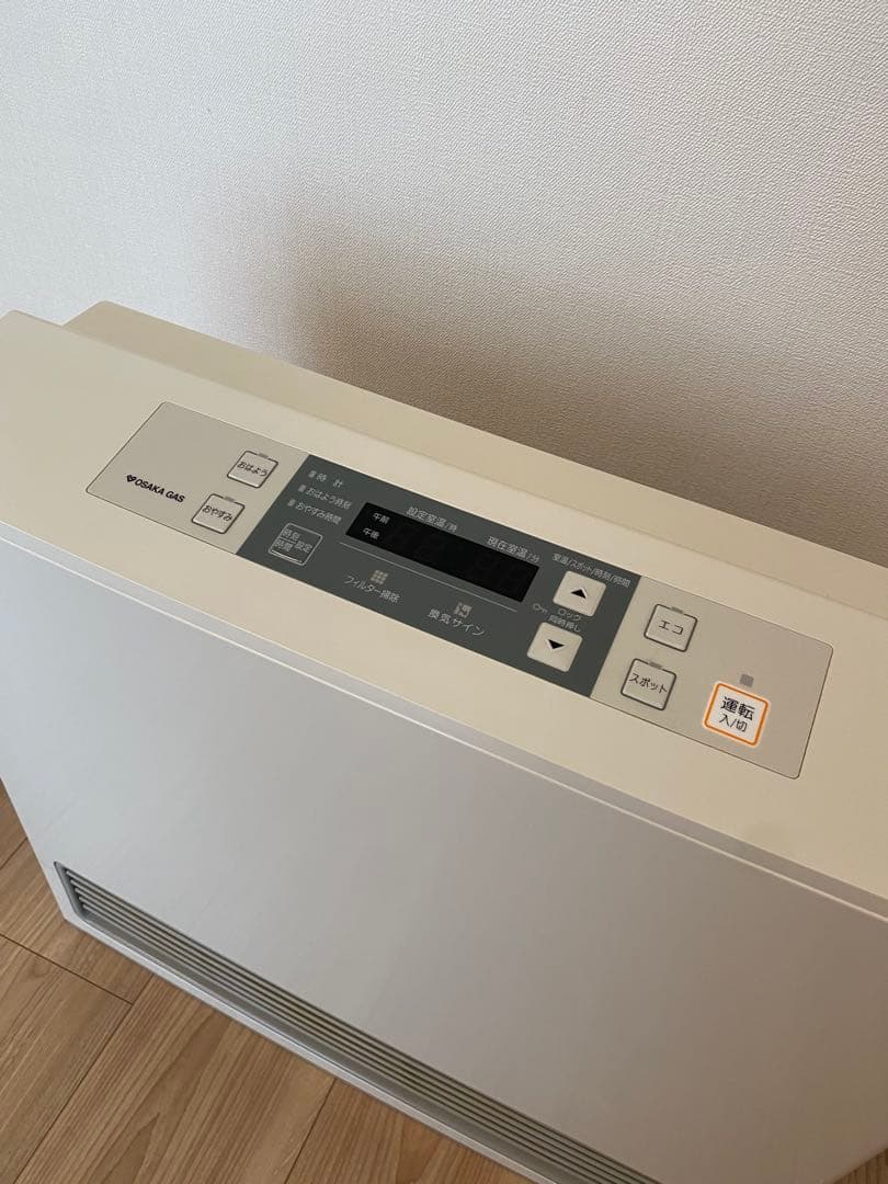 【リンナイ】超超超美品！ガスファンヒーター　都市ガス