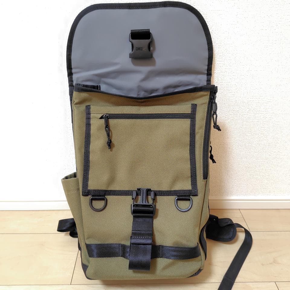 【ブロンプトン】バーサタイルバックパック 2.0（カーキ）＋バッグフレーム