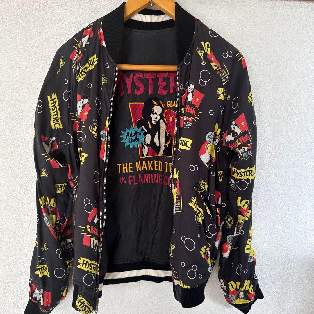 HYSTERIC GLAMOUR スカジャン ブラック