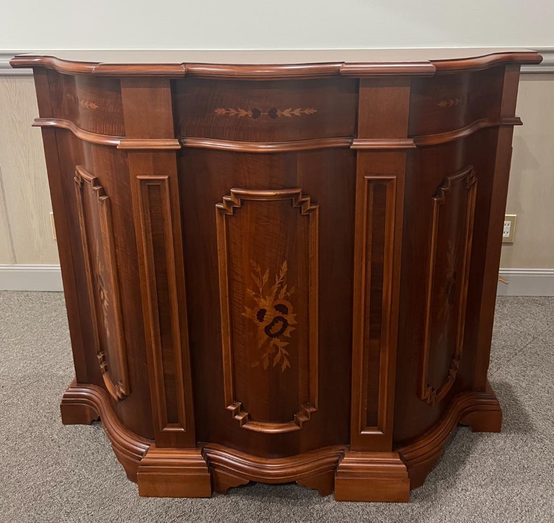 ◆アンティーク調　木製バーカウンター①　※カウンターのみ