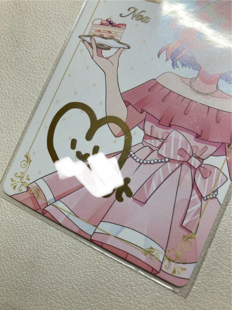 カラフルピーチ　のあ　ぷぴぱサイン入りトレカ