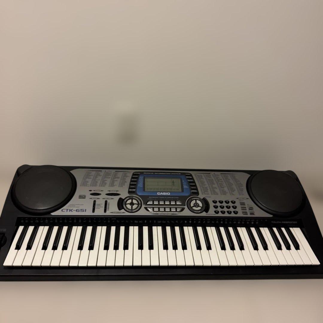 【美品】CASIO CTK-651 電子キーボード　ハイグレードモデル　動作品
