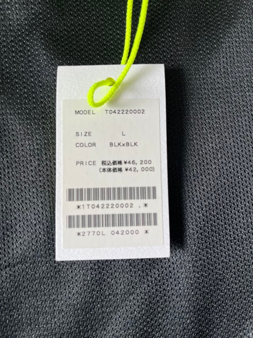 TFW49 ジップアップジャケット ブラック