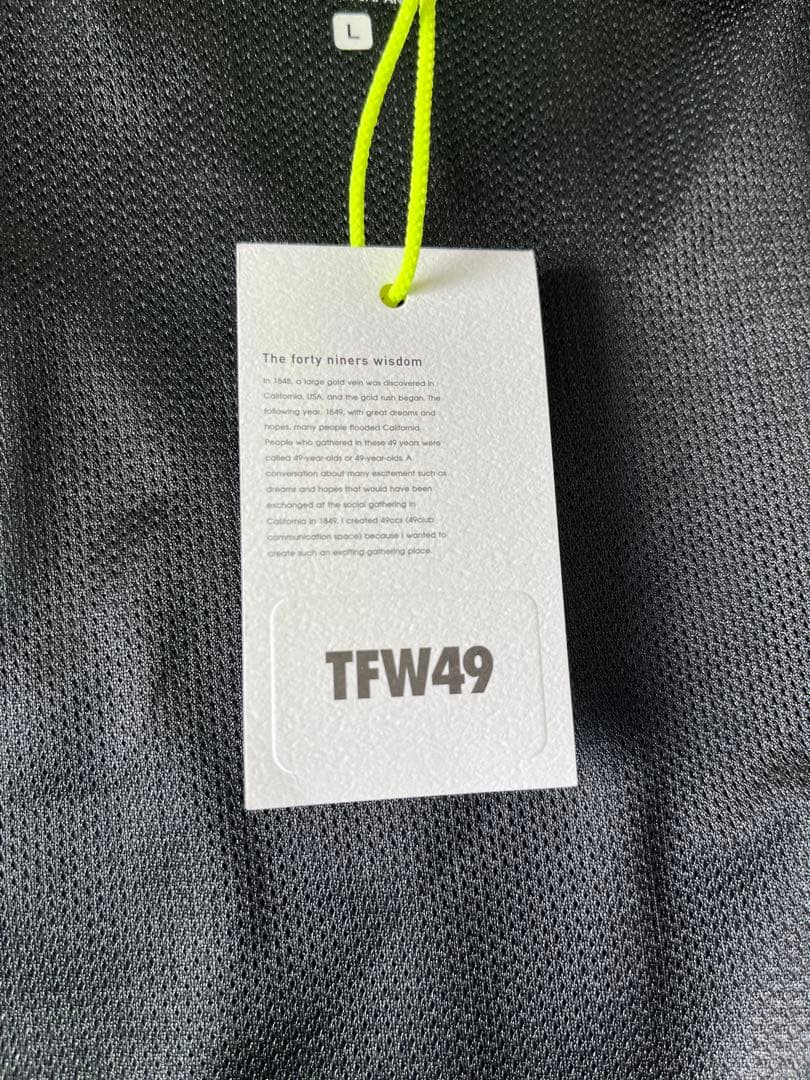 TFW49 ジップアップジャケット ブラック