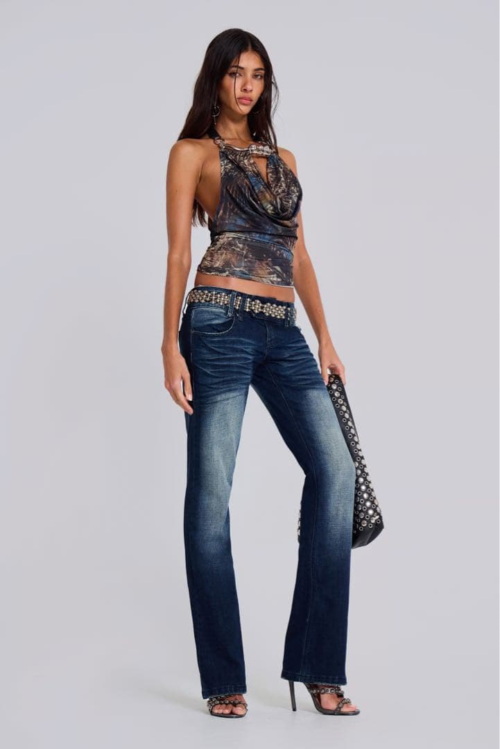 HANA 着用　jaded london ホルタートップス