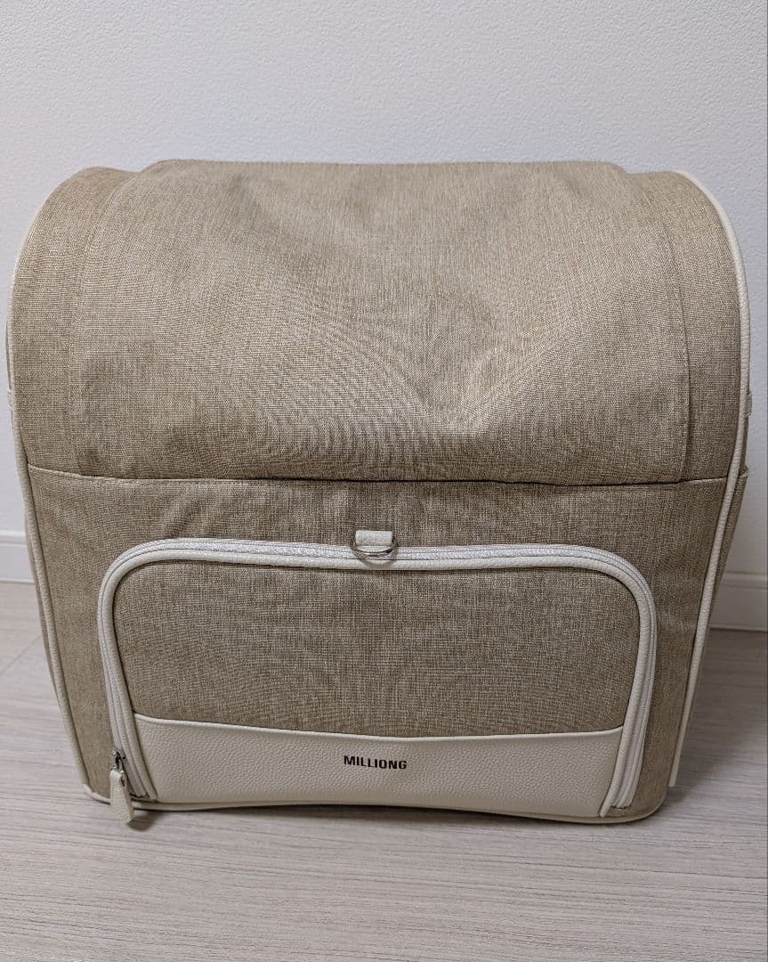 MILLIONG ベージュ キャリーバッグ