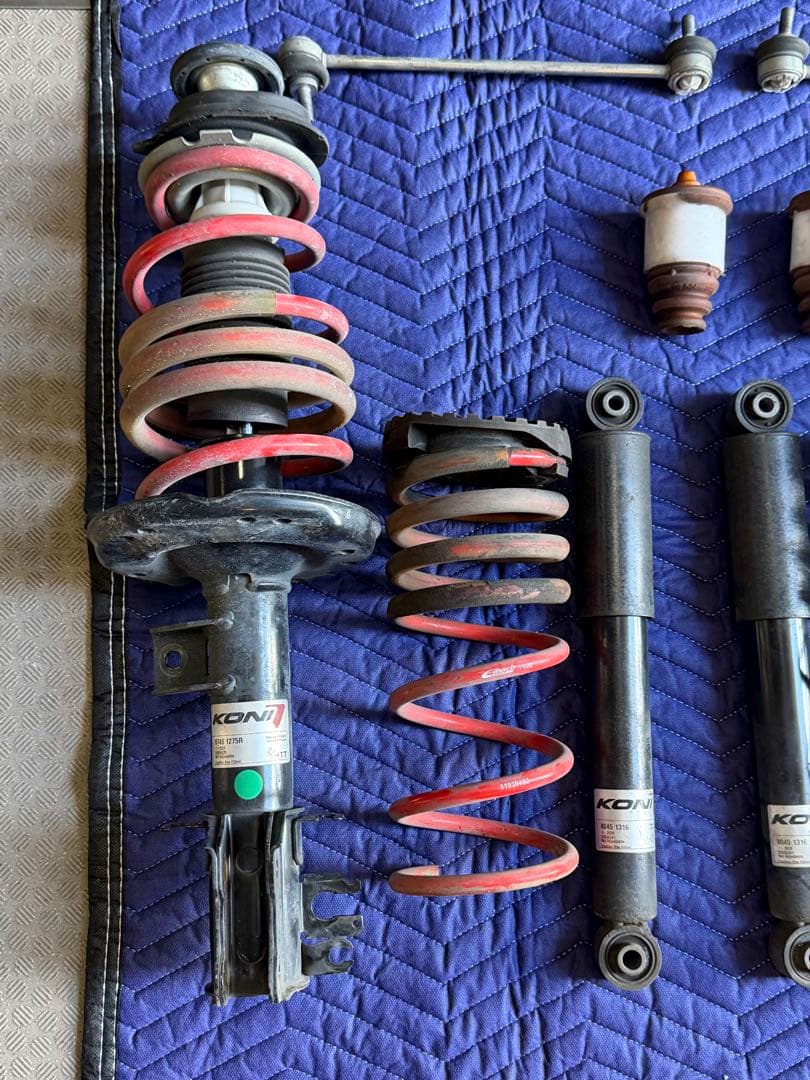 アバルト595コンペティツィオーネ 純正KONI & Eibachサスペンション