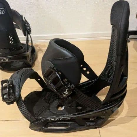 BURTON Malavita スノーボード ビンディング Sサイズ ブラック