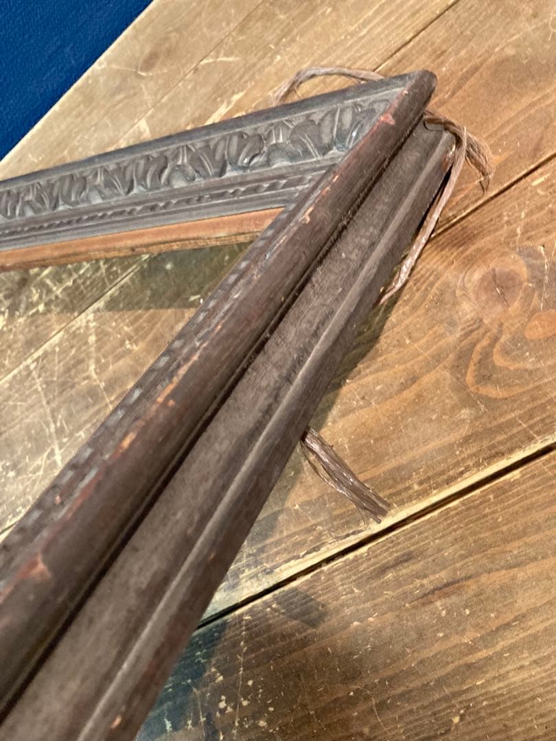 D 額縁　アート　アンティーク調　ヴィンテージ　木製　木枠　ブラウン　茶系