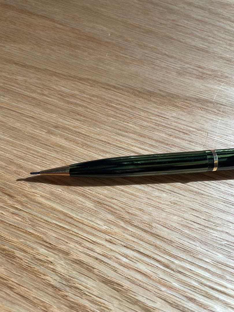 SHEAFFER'S セルロイド　ストライプ　緑 シャープペンシル