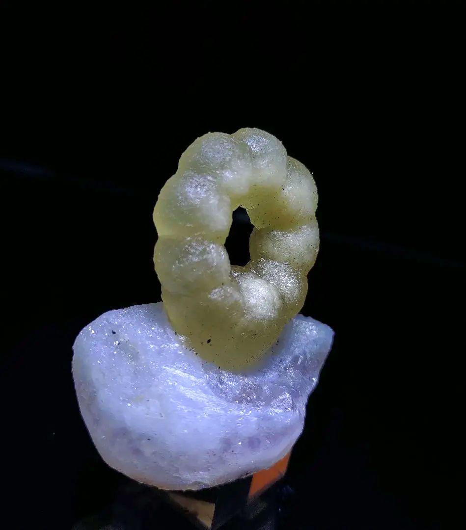 【母岩付き】フローライト リング ポンデリング インド産 原石 鉱石 標本