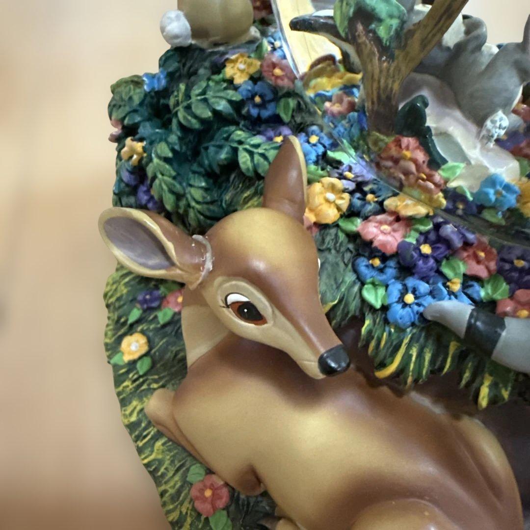 バンビ　オルゴール　スノードーム　ディズニー