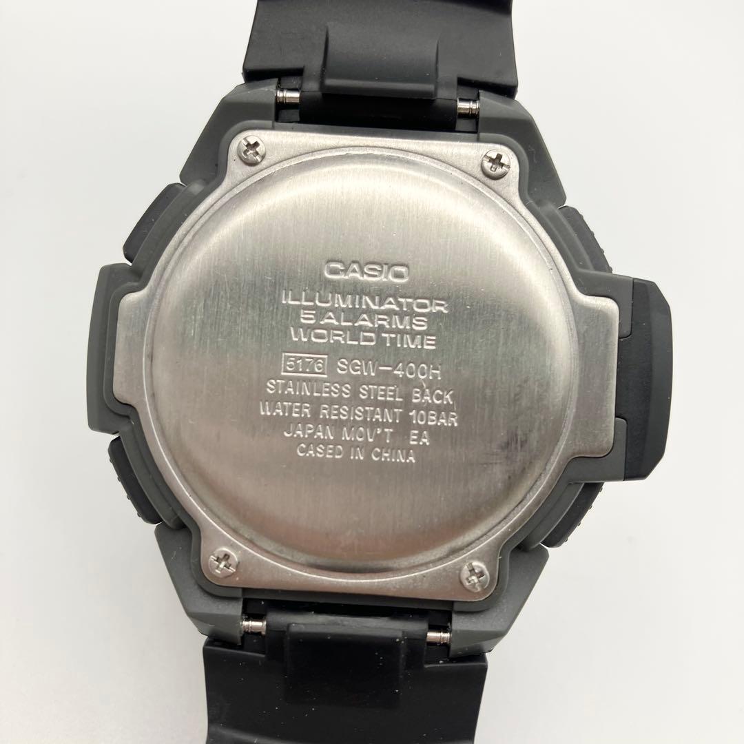 新品　カシオ スポーツギア ツインセンサー　ブラック 腕時計 メンズ　デジアナ