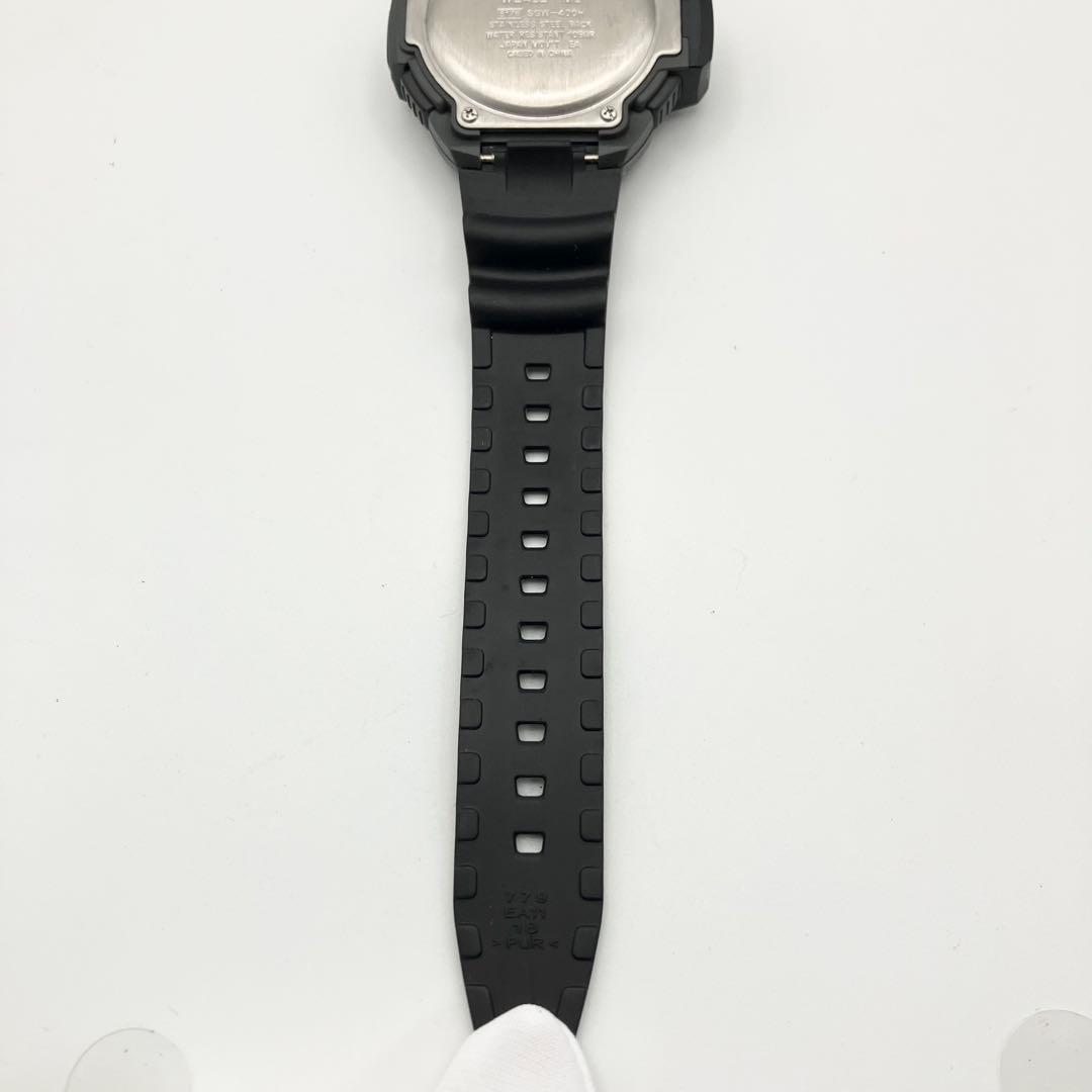 新品　カシオ スポーツギア ツインセンサー　ブラック 腕時計 メンズ　デジアナ