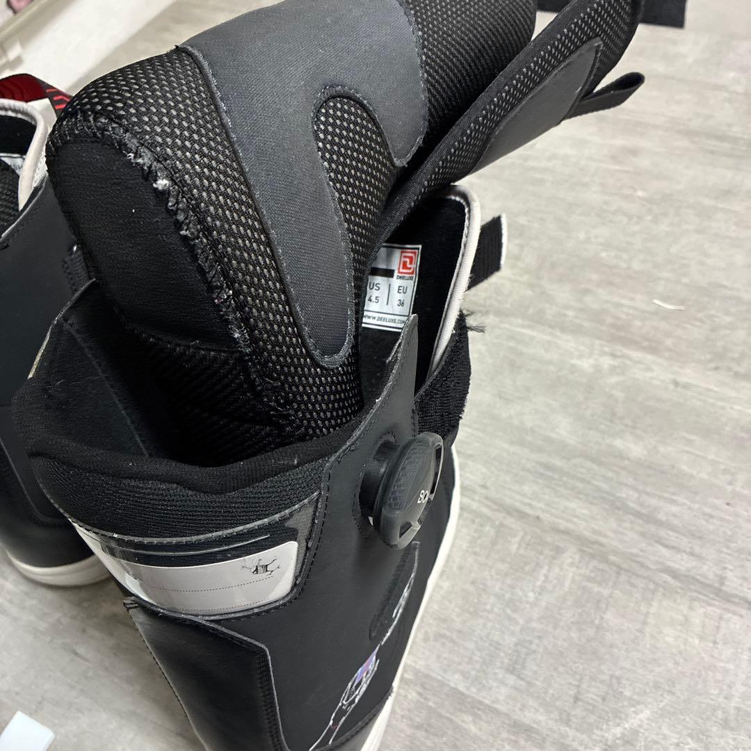 スノーボードブーツ(子ども用) 黒白