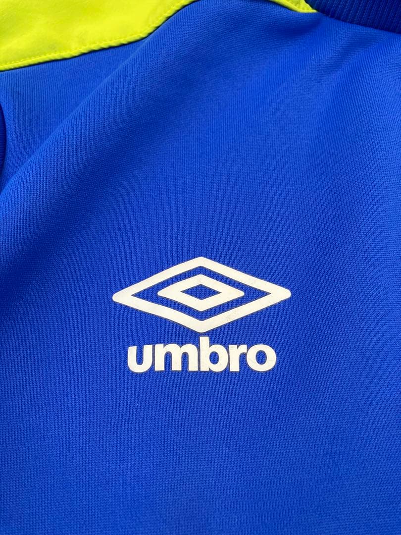 【希少デザイン】アンブロxエバートンFC スウェットシャツ　デカロゴ　L