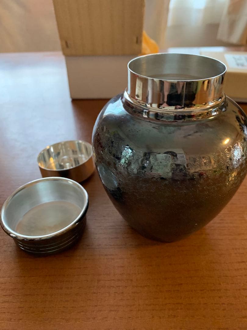 【激レア☆昭和レトロ】お値下げ！銀川堂　いぶし銀本舗　特選黄銅製