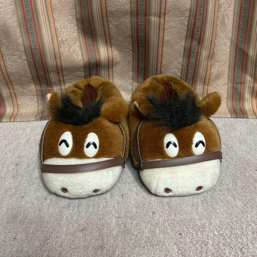 昭和 レトロ ぬいぐるみ 馬 スリッパ 吸盤 4体 午年