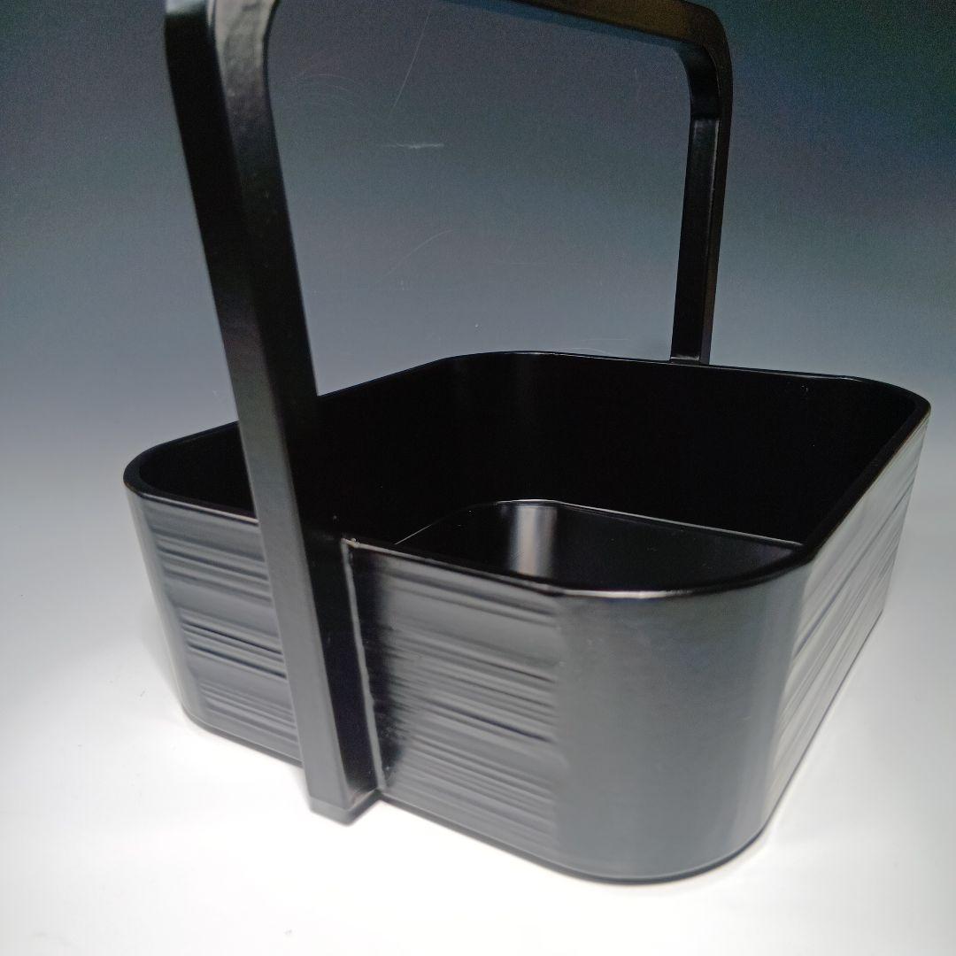 値下げ茶道具　宗恵　黒一関塗虫籠　莨盆　 共箱　美品