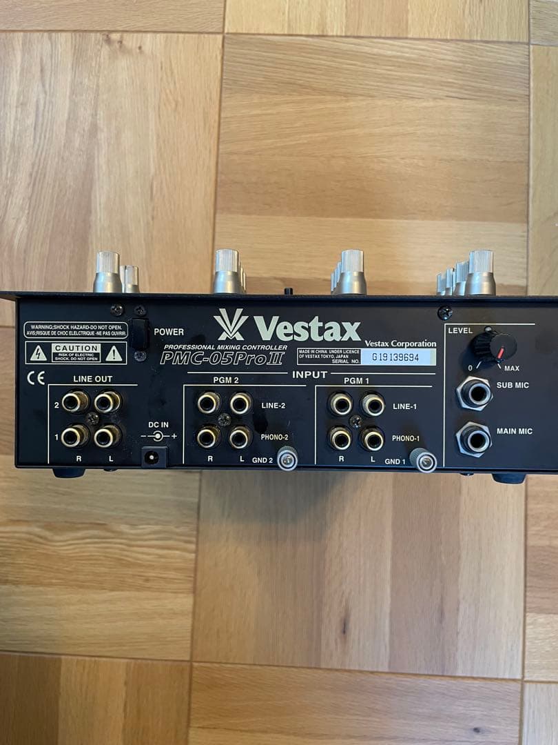Vestax PMC-05Pro II DJミキサー　アダプタ無し